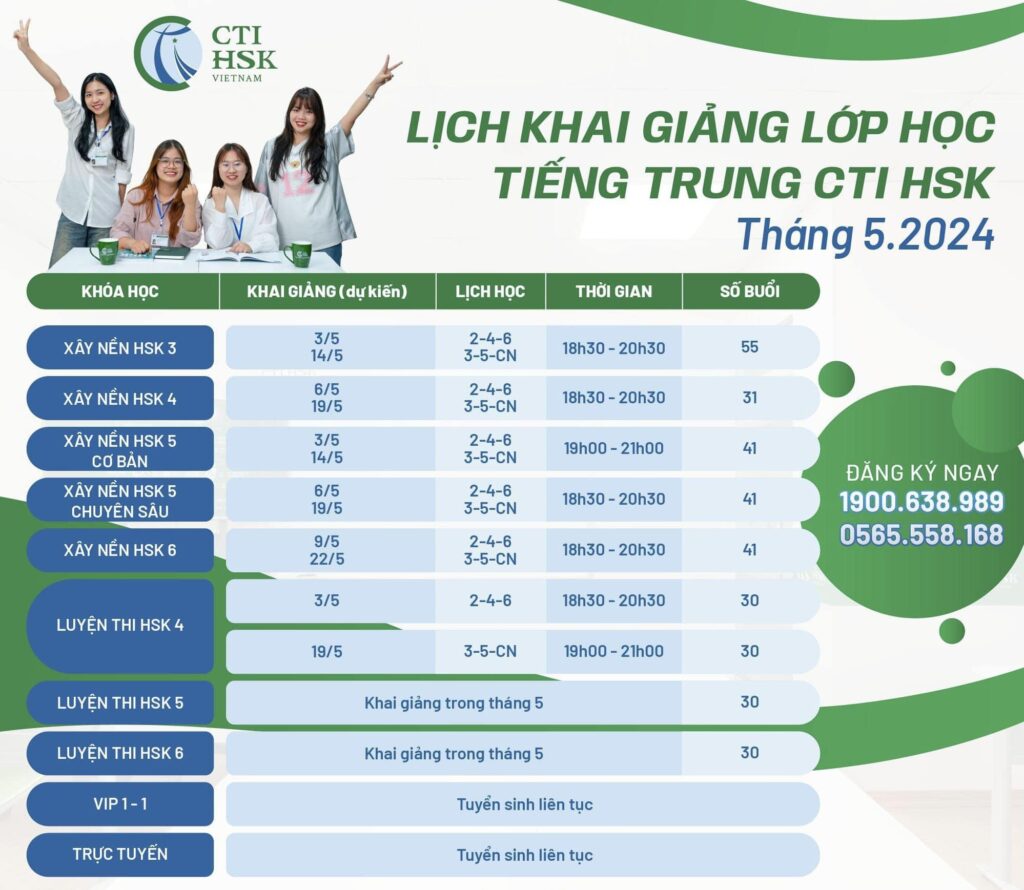 ưu đãi học phí cti hsk