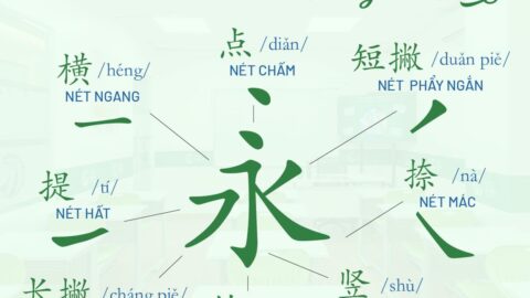 7 Quy tắc và 8 nét cơ bản để viết chữ Hán đúng – nhanh – đẹp