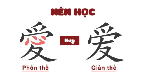 Nên học tiếng Trung phồn thể và giản thể? Đâu là lựa chọn phù hợp nhất?