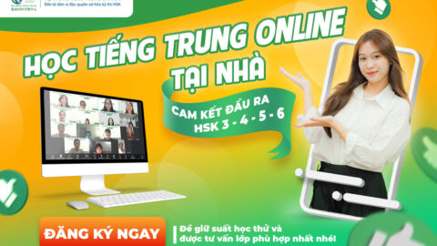 Lớp học tiếng Trung Online cho người mới bắt đầu tại nhà