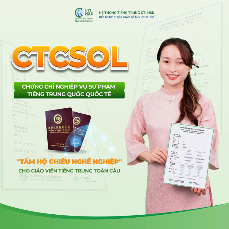 Chứng chỉ CTCSOL