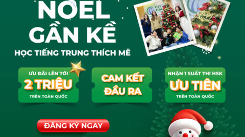 Lịch khai giảng khóa học tiếng Trung tháng 12/2025