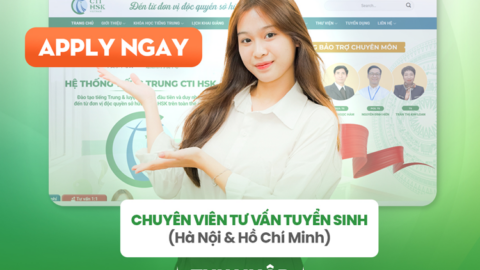 Tuyển dụng vị trí Chuyên viên Tư Vấn Tuyển Sinh