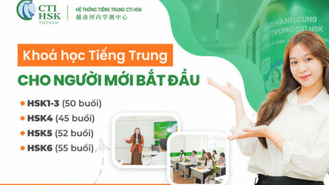 2026 Khóa học tiếng Trung cơ bản cho người mới bắt đầu từ con số 0