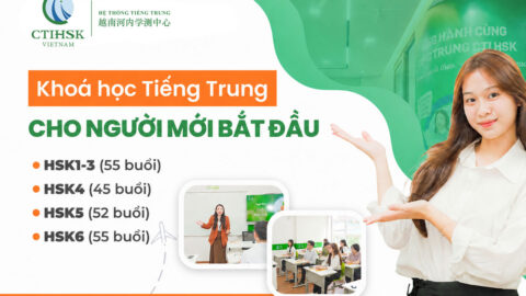 2026 Khóa học tiếng Trung cơ bản cho người mới bắt đầu từ con số 0