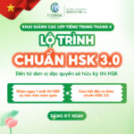 Lịch khai giảng khóa học tiếng Trung tháng 4/2026