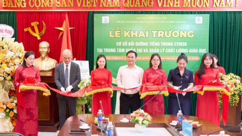 Tưng bừng Khai trương Tiếng Trung CTIHSK Đại học Thái Nguyên