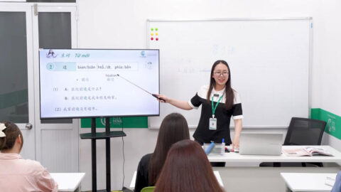 Một buổi học tại Hệ thống tiếng Trung CTIHSK Việt Nam
